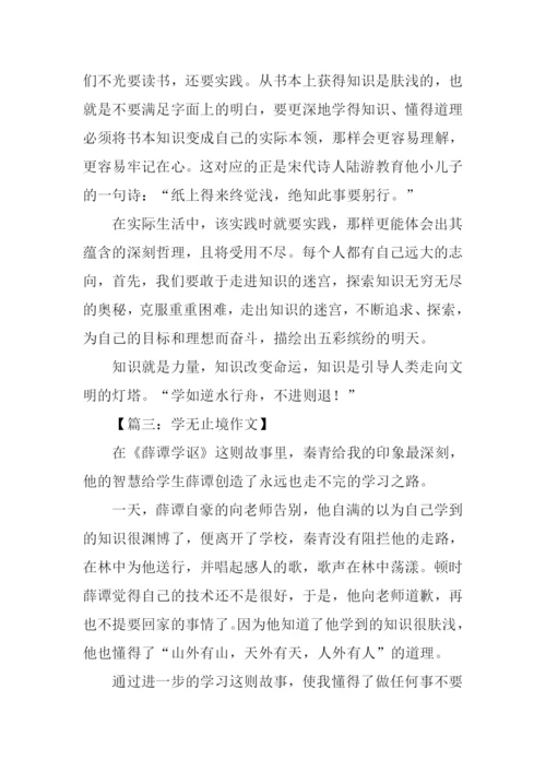 学无止境作文300字.docx