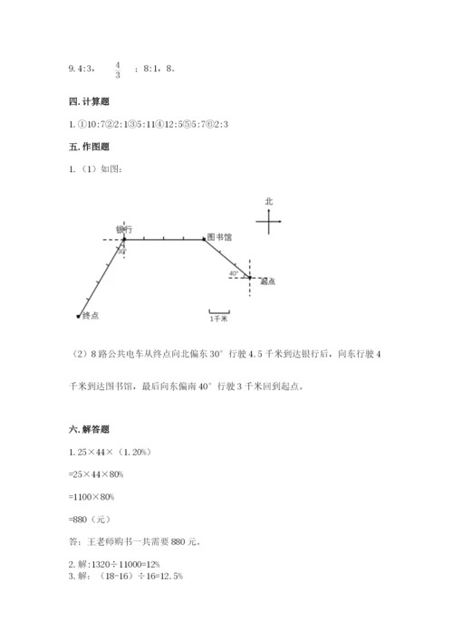 小学数学六年级上册期末考试试卷及参考答案ab卷.docx