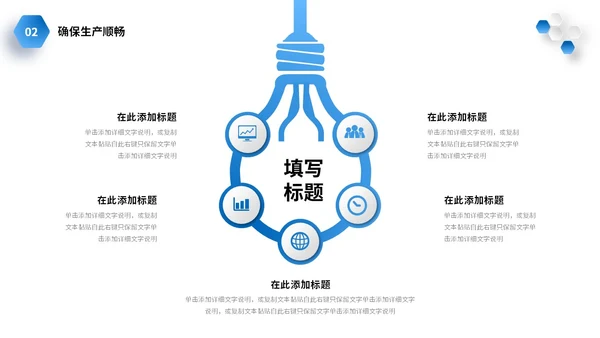微立体商务风2024年生产部年终工作总结商务通用PPT年终总结