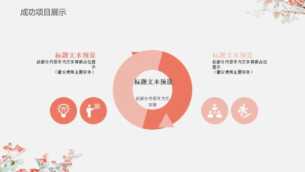 女生学妹粉色清新简约汇报总结通用PPT模板