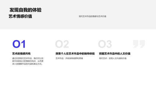 现代艺术教学PPT模板
