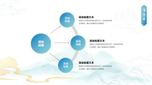 简约大气淡雅中国风工作计划通用PPT模板