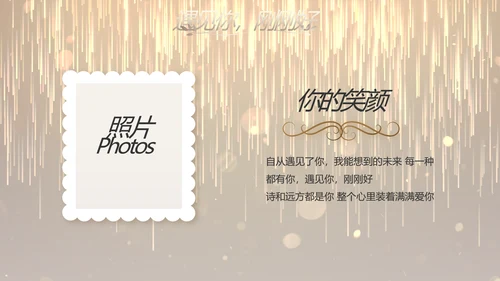 梦幻风和婚礼婚庆策划活动动态PPT模板