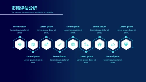 5G互联网创业大数据项目计划书通用PPT模板