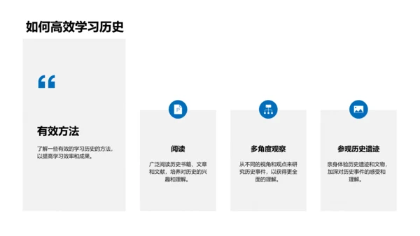 历史教育讲座PPT模板