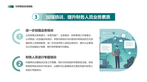 财务报表，财务年终总结PPT模板