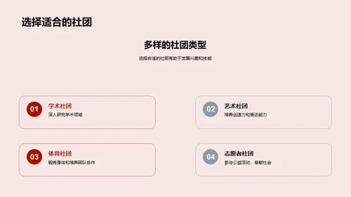 社团活动：成长的舞台