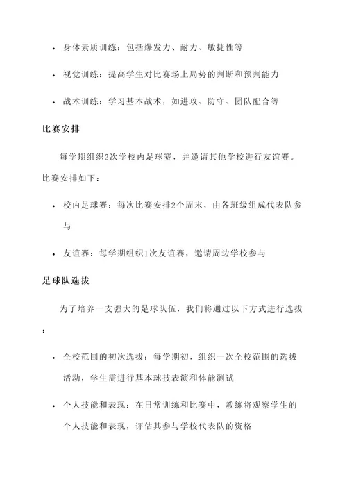 学校足球篮球项目方案