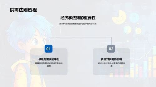 解析社会问题的经济学法PPT模板