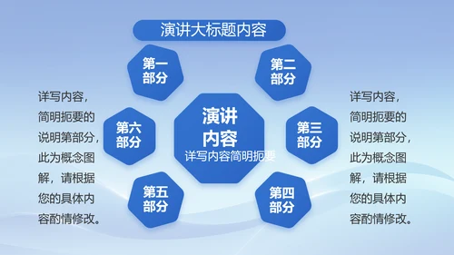 蓝色大气民警简历面试自我介绍动态PPT