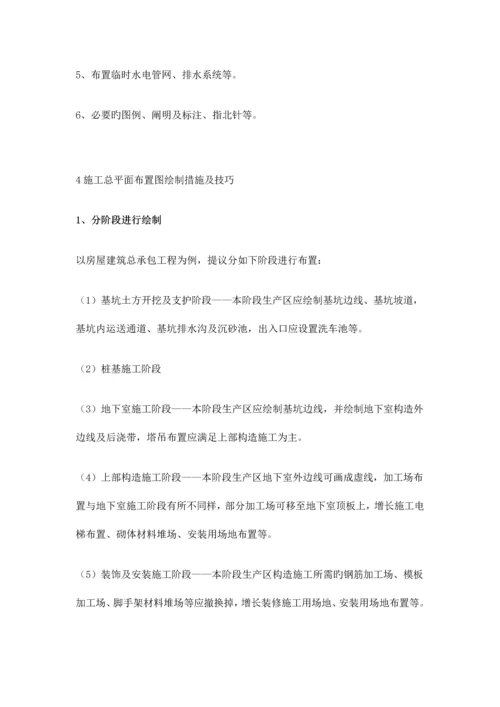 施工现场总平面布置图绘制方法.docx