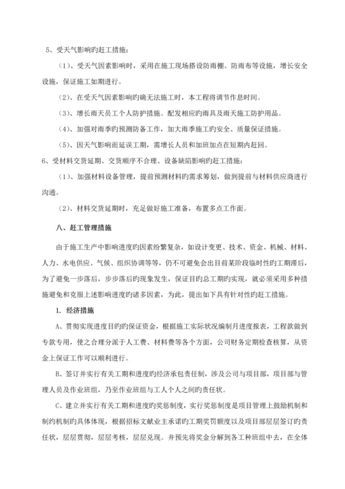 关键工程赶工综合措施专题方案.docx