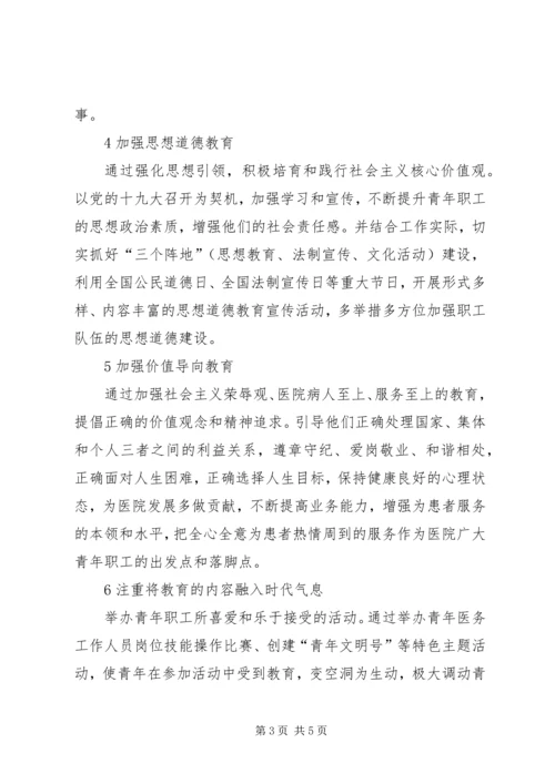 医院青年思想政治工作探讨.docx