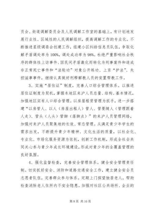 社区建设工作计划.docx