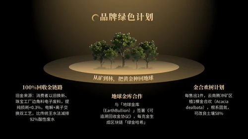 金色商务风黄金珠宝品牌发布会PPT模版