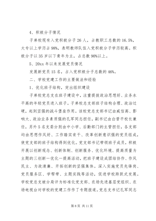 学校党建工作的调研报告 (5).docx