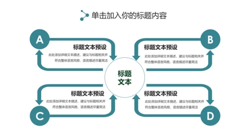 淡雅小清新工作总结述职报告PPT模板
