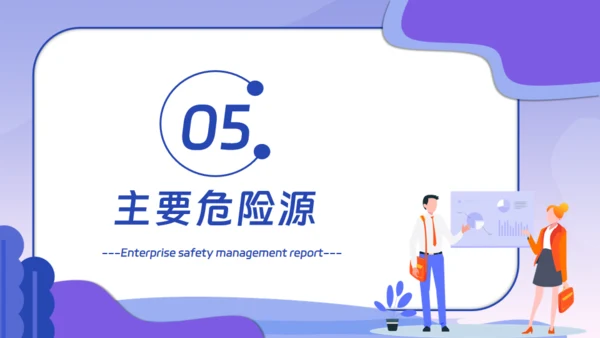 企业安全生产管理汇报通用PPT模板
