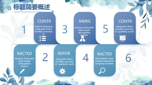 蓝色手绘小清新述职报告汇报计划PPT