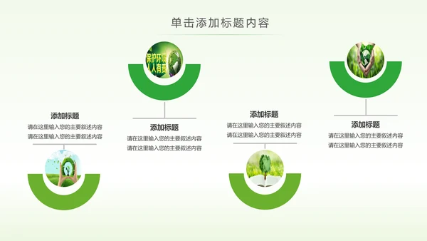 绿色低碳环保能源回收公益宣传动态PPT模板