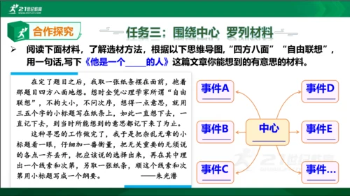 七年级语文上册第四单元写作《思路要清晰》课件