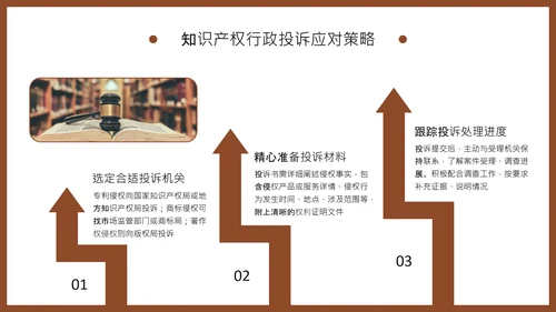 棕色商务风知识产权保护制度培训PPT