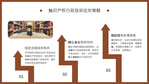 棕色商务风知识产权保护制度培训PPT
