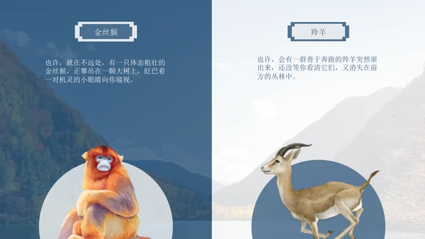 九寨沟旅游通用PPT模板