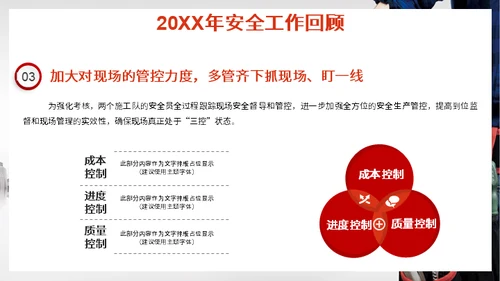 安全生产有防则安文明施工通用PPT模板