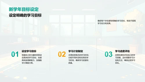 新学年学习规划PPT模板