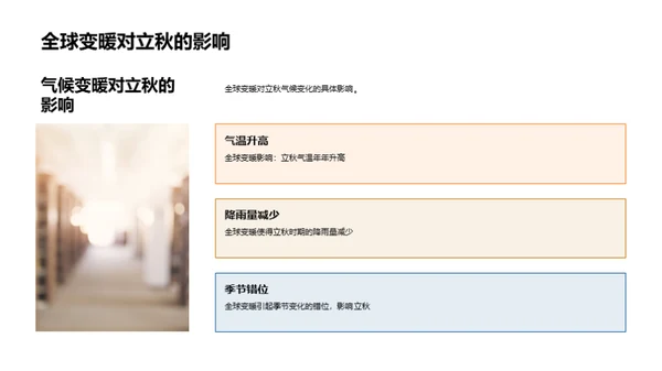 节气立秋与气候变迁