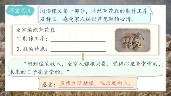 【核心素养】部编版语文四年级下册-21.芦花鞋（课件）