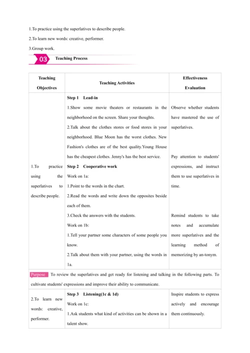 Unit 4 What's the best movie theater? Section B【人教