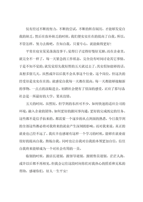 超市实践个人总结(3篇)
