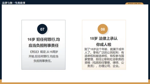 4.22世界法律日通用PPT模板