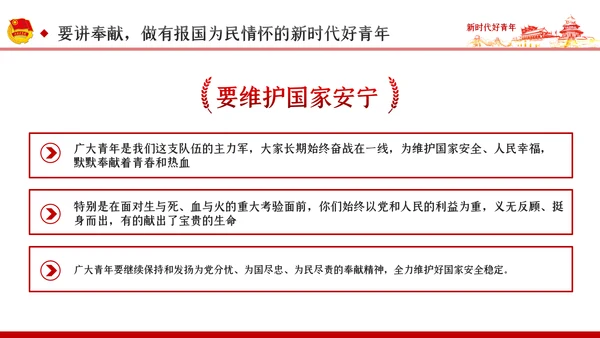 怀揣新时代重任争做新时代好青年PPT党课