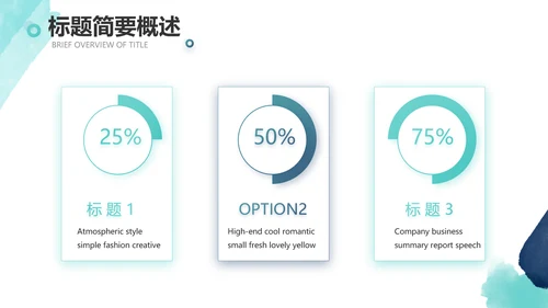 大气创意项目商业计划书PPT动态模板