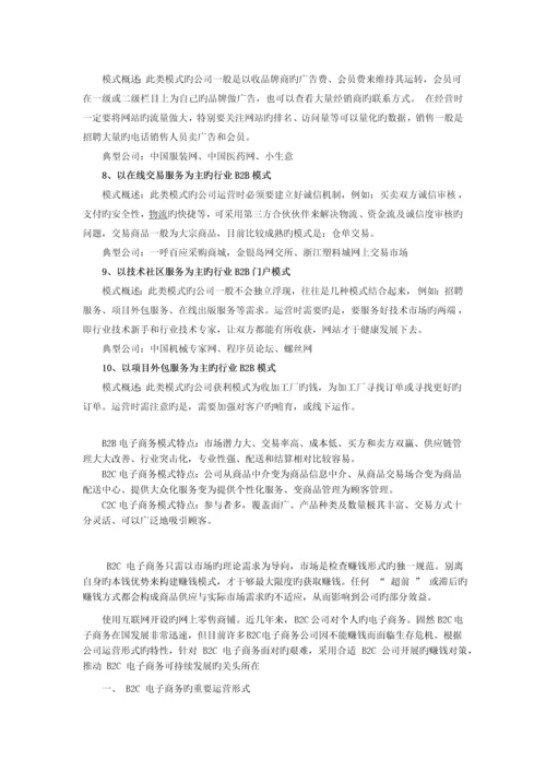 中国十大B2B电商模式分析.docx