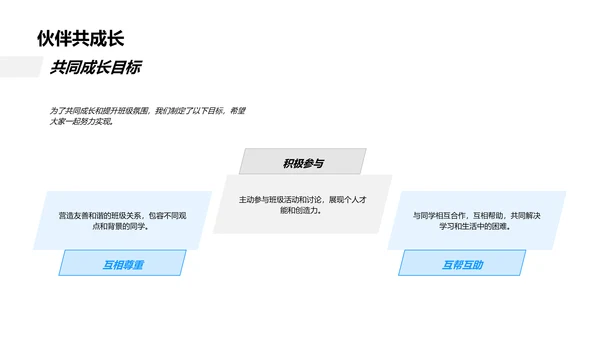 初二行为与学习养成PPT模板