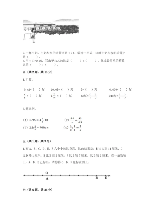 人教版六年级数学小升初试卷及完整答案（全优）.docx