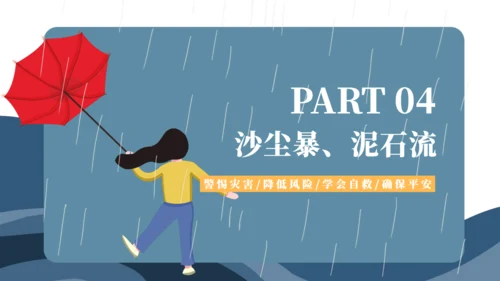 自然灾害应急预案自救安全教育通用PPT模板