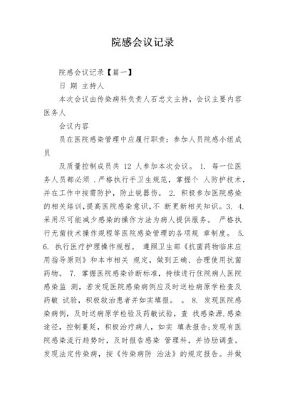 院感会议记录_1.docx