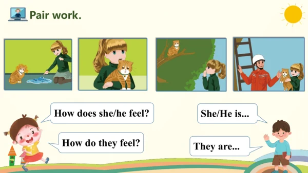 Unit 6 How do you feel Part A Let's learn & Write 