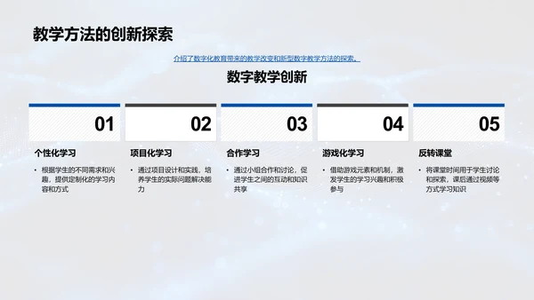 数字化教育实战PPT模板