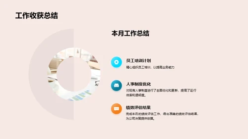 人资行政月度总结及展望