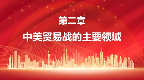 中美贸易中美博弈关系课件PPT模板