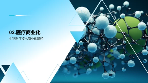 商务风生物医疗教学课件PPT模板