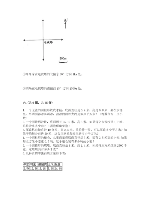 青岛版数学小升初模拟试卷及完整答案（必刷）.docx