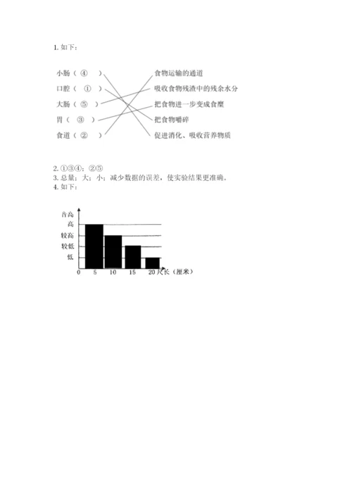 教科版四年级上册科学期末测试卷带下载答案.docx