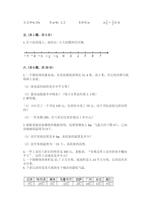 北京海淀区小升初数学试卷【突破训练】.docx